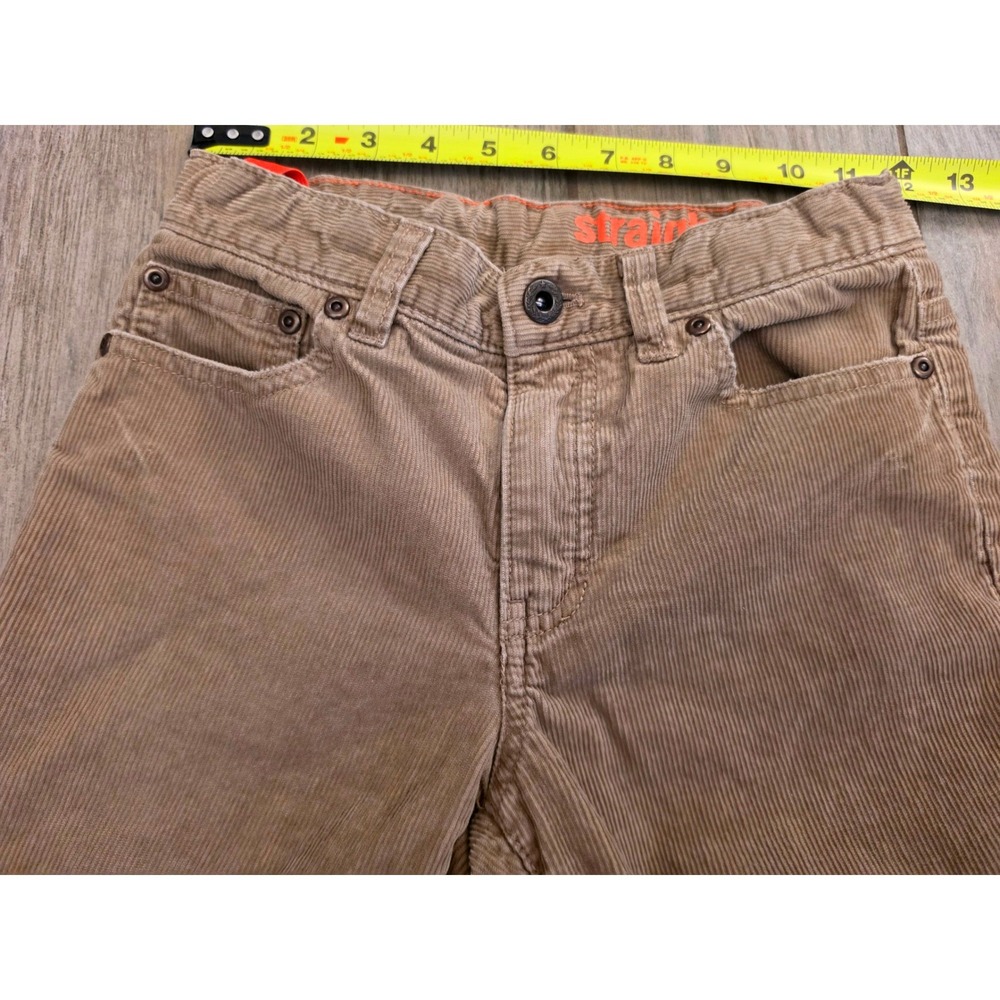 Crewcuts Boys Tan Corduroy Straight Leg Pants Adjustable Waist Khaki Size 8 - Picture 13 of 13